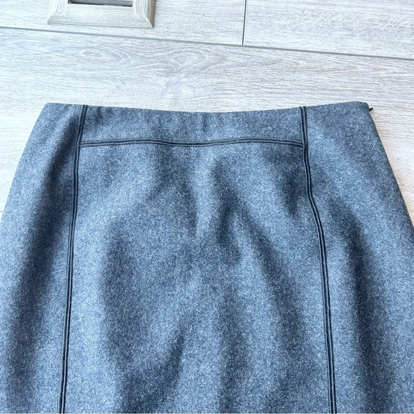 Harve Benard Wool Blend  A Line Midi Skirt - Picture 2 of 11